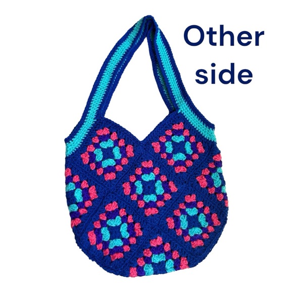 Crochet Granny square bag, Handmade NWOT - Picture 2 of 7